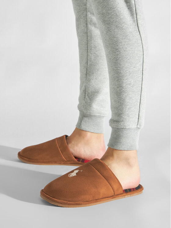 Polo Ralph Lauren Тапочки Polo Ralph Lauren Klarence RF103841 Коричневий