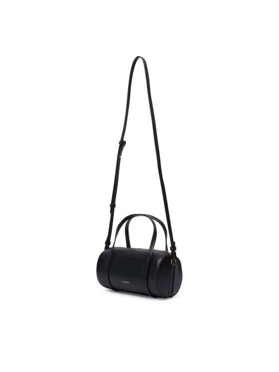 Calvin Klein Дамска чанта Calvin Klein Foil Logo Small Duffle Bag LV04F3663G Черен
