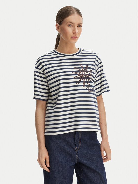 Weekend Max Mara Weekend Max Mara Camiseta Sabato 2615941112 Azul marino Regular Fit