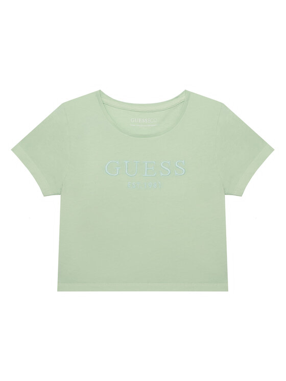 Guess Guess Camiseta J6GI17 K8HM4 Verde Regular Fit
