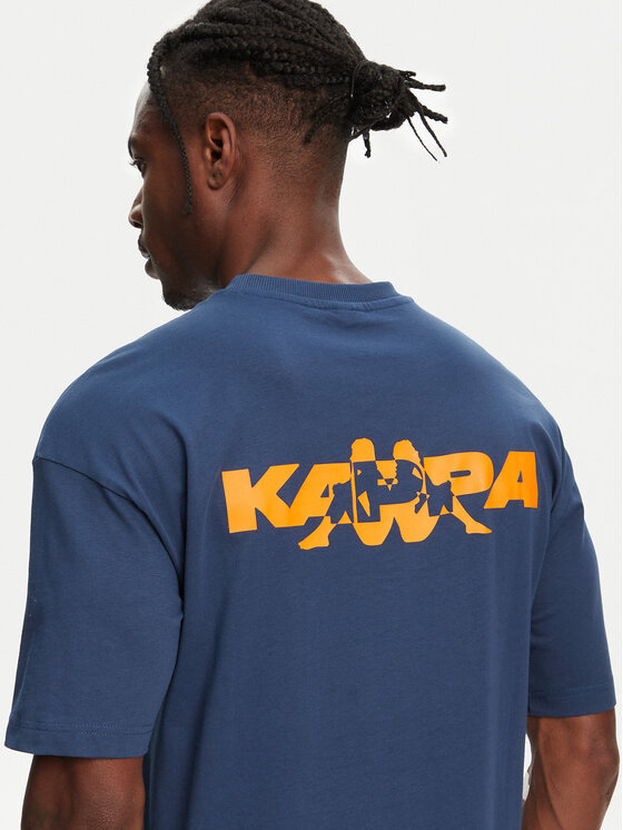 Kappa Kappa T-shirt Nyle 351S5GW Blu Regular Fit