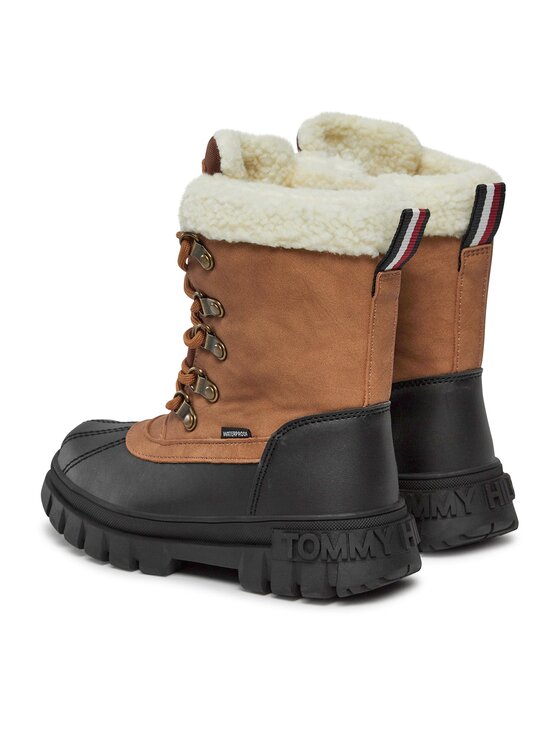 Tommy Hilfiger Kotníková obuv Tommy Hilfiger T3B5-33161-0814582 M Hnědá