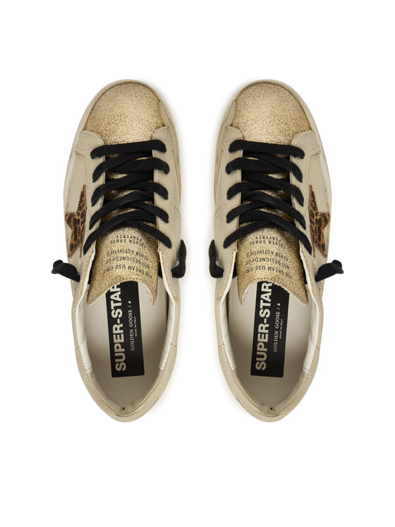 Golden Goose Snīkeri Golden Goose Super-Star Classic With List GWF00101.F007524.15741 Bēšs