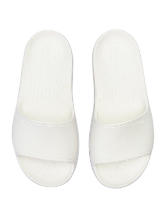 Crocs Šľapky Crocs Cb Platform Bld Color Slide 205693 Biela