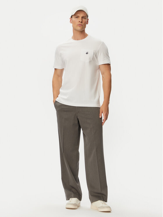 Beverly Hills Polo Club Beverly Hills Polo Club Футболка P-SS26M-TS414000 Білий Regular Fit