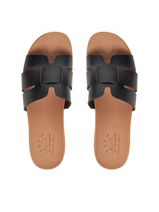 Skechers Шльопанці Skechers BOBS Desert Kiss Low-Peak Look 114707/BLK Чорний