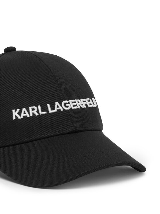 KARL LAGERFELD Czapka z daszkiem KARL LAGERFELD A1W33071 Czarny