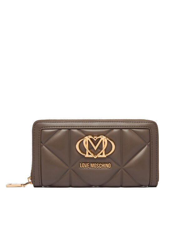 LOVE MOSCHINO Peňaženka LOVE MOSCHINO JC5644PP1OLC0203 Hnedá