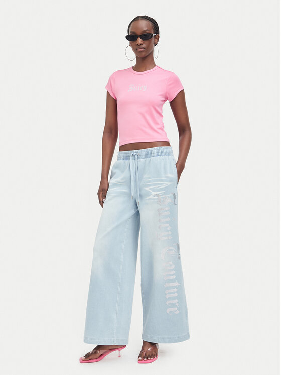 Juicy Couture Juicy Couture Camiseta JCWCT226326 Rosa Slim Fit
