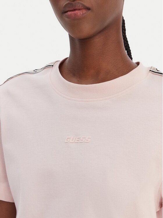 Guess Guess Camiseta V3RI08 I3Z14 Rosa Relaxed Fit