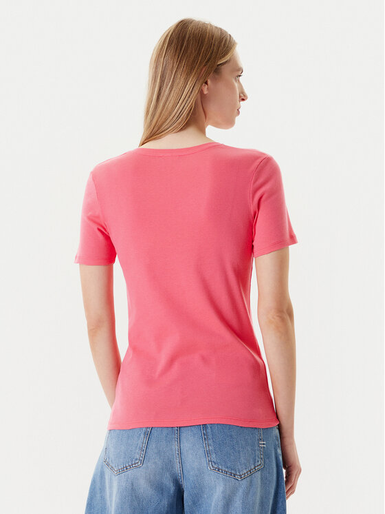 United Colors Of Benetton United Colors Of Benetton Póló 3GA2E4230 Rózsaszín Regular Fit