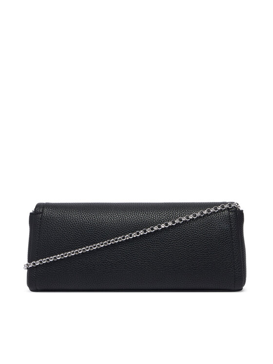 Calvin Klein Geantă Calvin Klein Emblem Hw Pebble Clutch LV04F3740G Negru