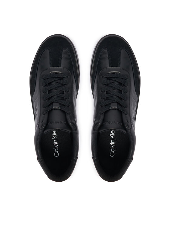 Calvin Klein Sneakers Calvin Klein Low Pro Cups Wingt Text Lth Sue HW0HW03226 Negru