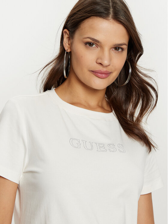 Guess Guess Футболка V3BI11 J1314 Écru Regular Fit