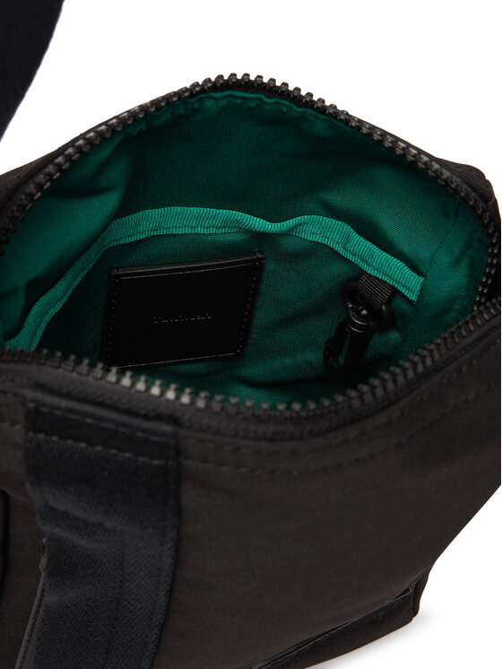 Calvin Klein Torbica za okrog pasu Calvin Klein Canvas Mix Reporter LV04D3366G Črna