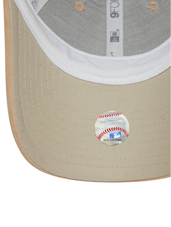 New Era Czapka z daszkiem New Era Velour Diamante LA Dodgers 9FORTY 60580871 Beżowy