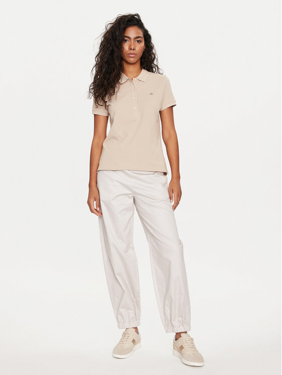 Gant Gant Polo Shield 4200870 Bež Slim Fit