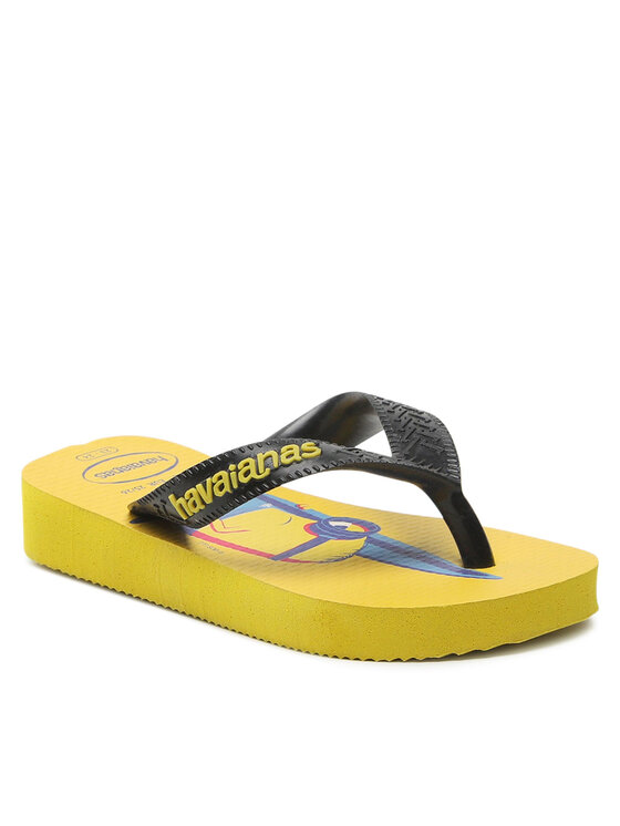 Havaianas Chancletas Havaianas Minions Fc 41331671048 Negro