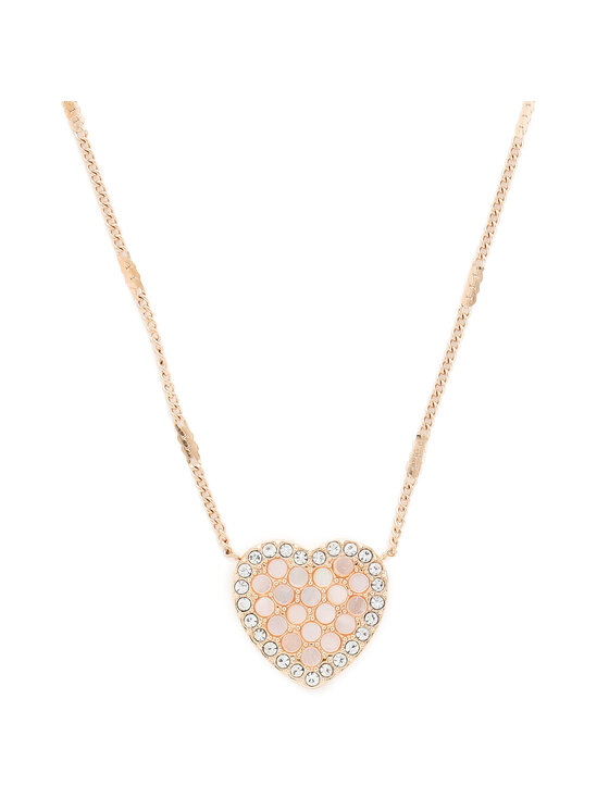Fossil Намисто Fossil Mosaic Heart JF03164791 Золотий