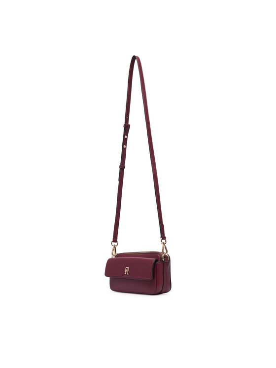 Tommy Hilfiger Torebka Tommy Hilfiger Th Icon Camera Bag AW0AW18721 Bordowy