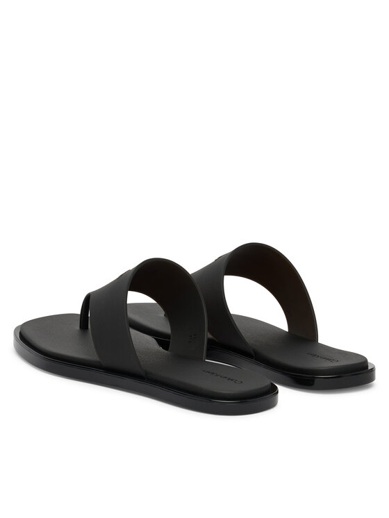 Calvin Klein Chancletas Calvin Klein Jelly Sandal Thong Mat Tran Tpu HW0HW02964 Negro