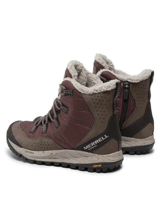 Merrell Снігоходи Merrell Antora Sneaker Boot Wp J066930 Бордовий