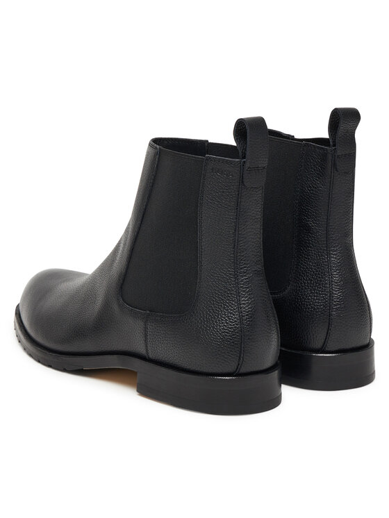 BOSS Kotníková obuv s elastickým prvkem BOSS Tayil 50552541 Černá