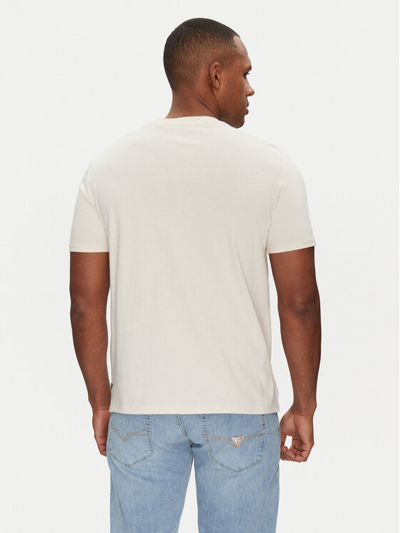Guess Guess Camiseta M5GI41 KBW41 Écru Regular Fit