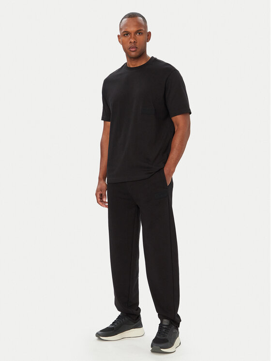 BOSS BOSS Camiseta Structure 50564097 Negro Relaxed Fit