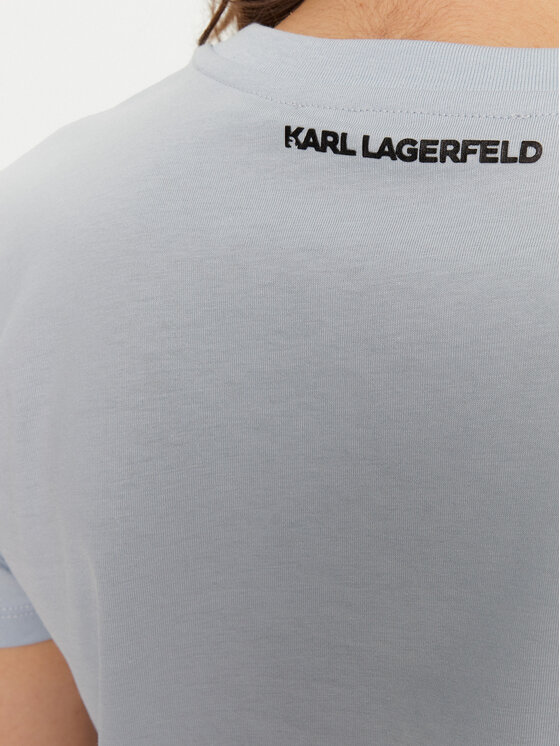 KARL LAGERFELD KARL LAGERFELD T-shirt A1W17117 Plava Regular Fit