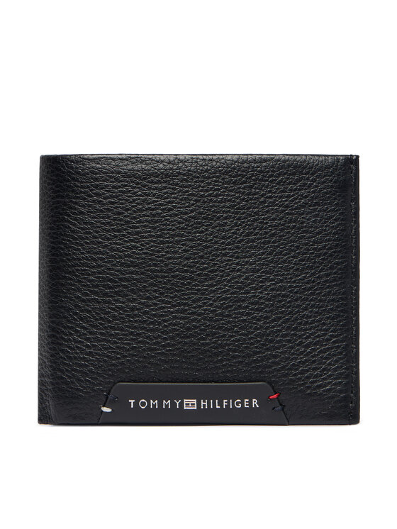 Tommy Hilfiger Портфейл Tommy Hilfiger Th Corp Mini Cc AM0AM14788 Черен