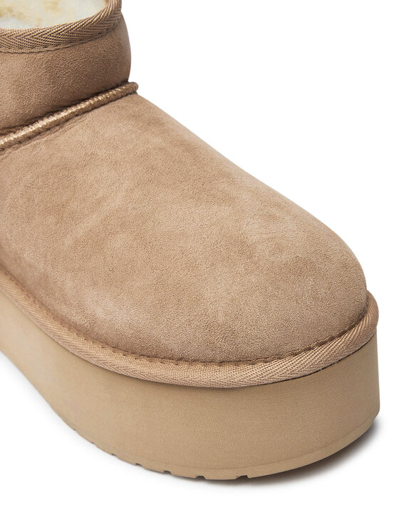 EMU Australia Škornji za sneg EMU Australia Stinger Micro Flatform W13082 Bež