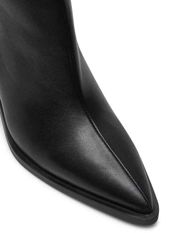Calvin Klein Īsie zābaki Calvin Klein Ankle Boot 70 Lth HW0HW02092 Melns