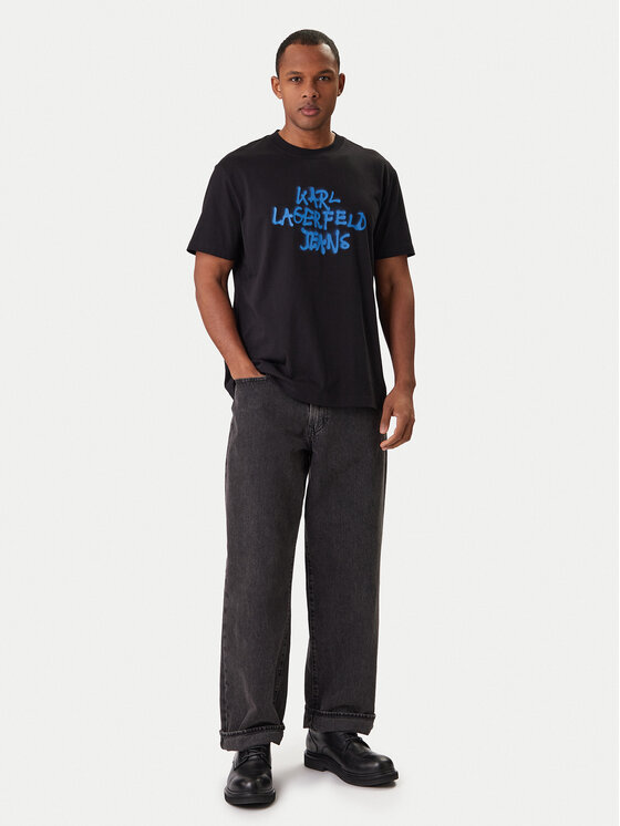 Karl Lagerfeld Jeans Karl Lagerfeld Jeans Camiseta B1M17065 Negro Regular Fit