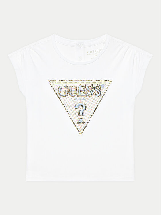 Guess Guess Футболка K5GI12 K6YW4 Білий Boxy Fit