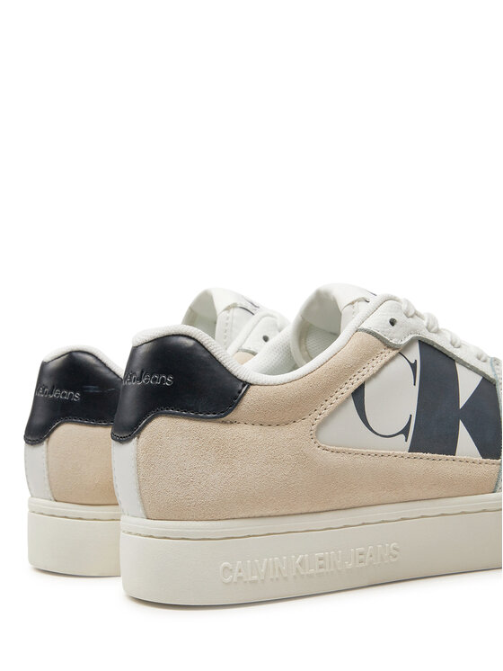 Calvin Klein Jeans Sneakersy Calvin Klein Jeans Classic Cupsole Low Nbs YW0YW01520 Biela