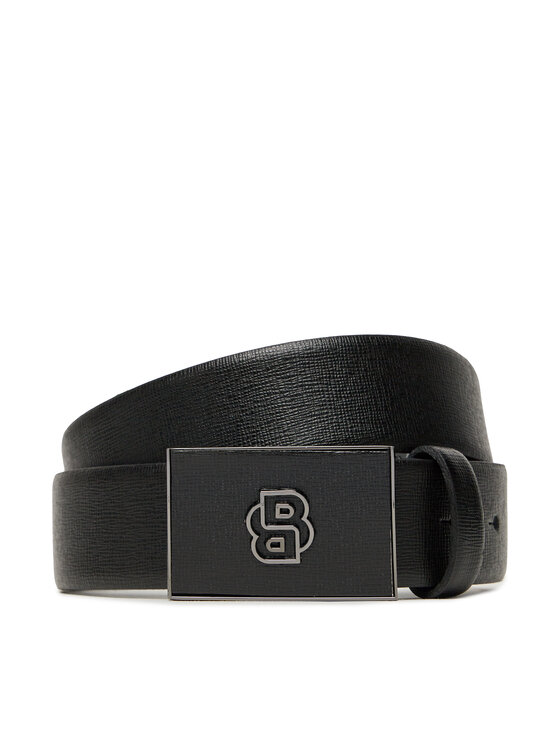 BOSS Чоловічий ремінь BOSS 50548350 Чорний