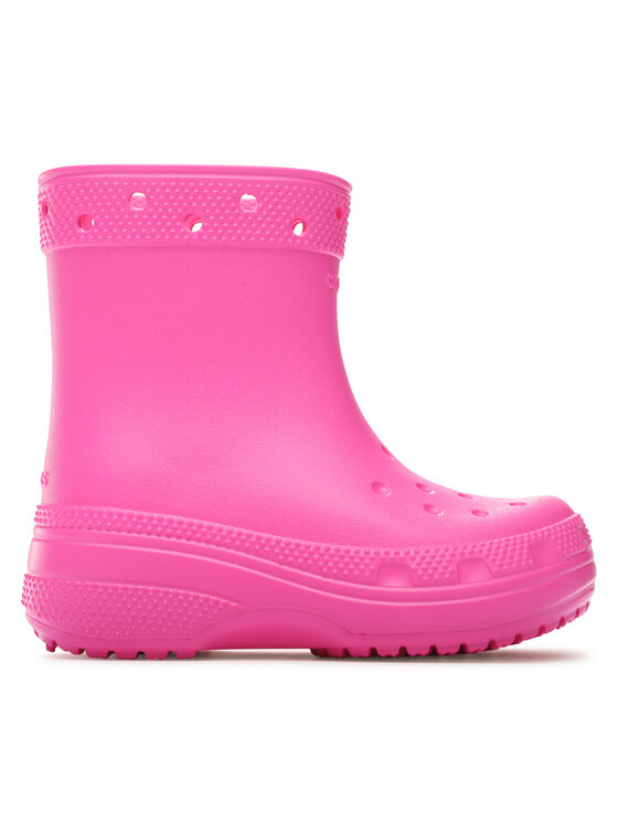 Crocs Gumijasti škornji Crocs Crocs Classic Boot Kids 208544 Roza
