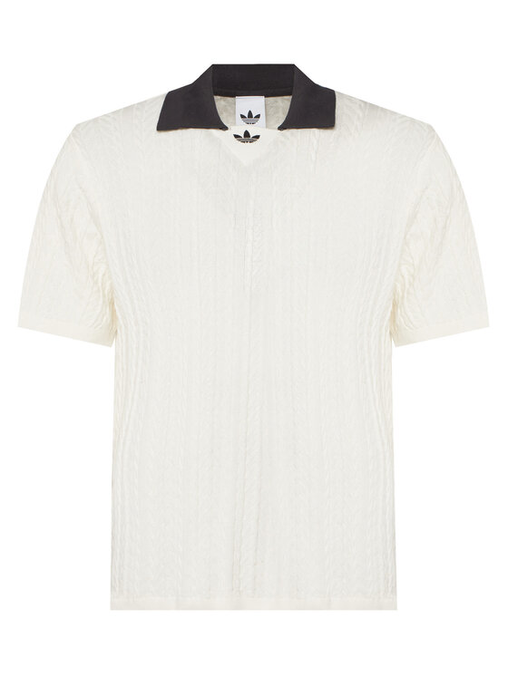 adidas adidas Polo KR9765 Blanco Loose Fit