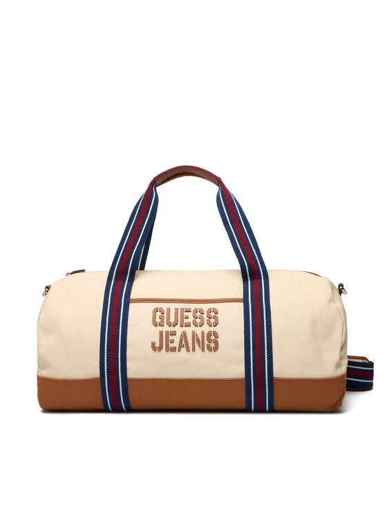 Guess Jeans Дорожня сумка Guess Jeans M5BZ93 WL970 Кремовий