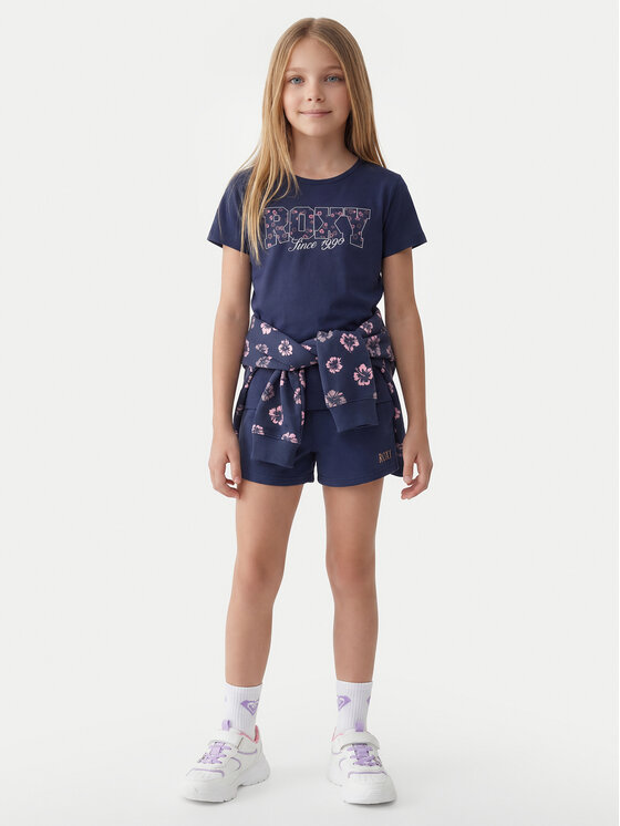 Roxy Roxy Camiseta Lily ERGZT04139 Celeste Regular Fit
