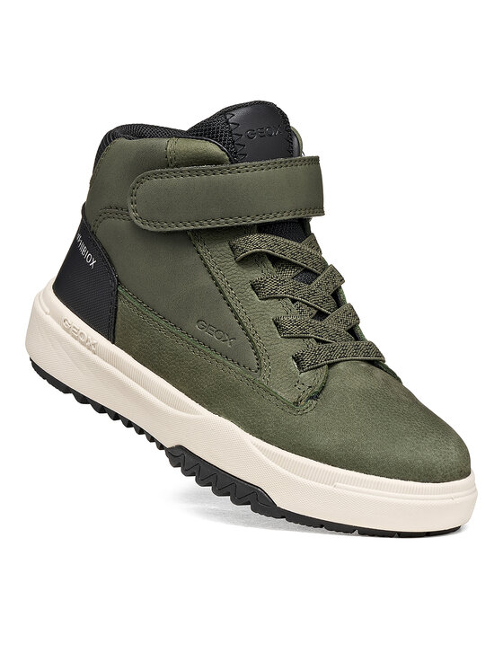 Geox Botines planos Geox J Bunshee Boy B Abx J16FMA 0ME33 C3009 M Verde oscuro