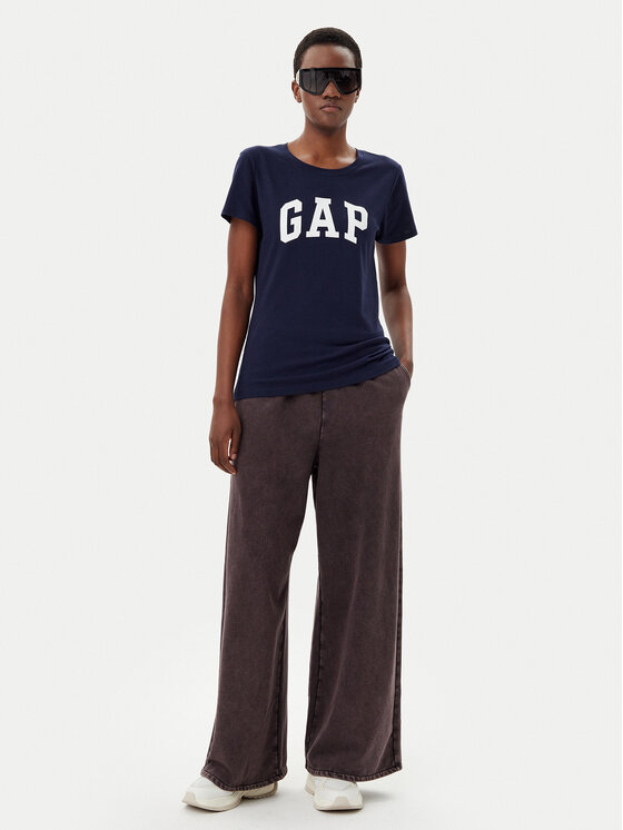 Gap Gap Majica 729555-00 Mornarsko modra Regular Fit