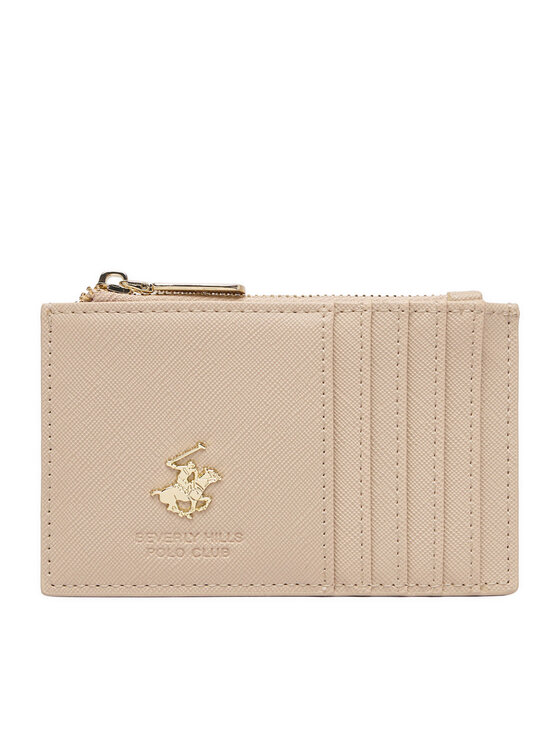 Beverly Hills Polo Club Etui na karty kredytowe Beverly Hills Polo Club CWBEO-BHPC-W1-003-AW26 Beżowy