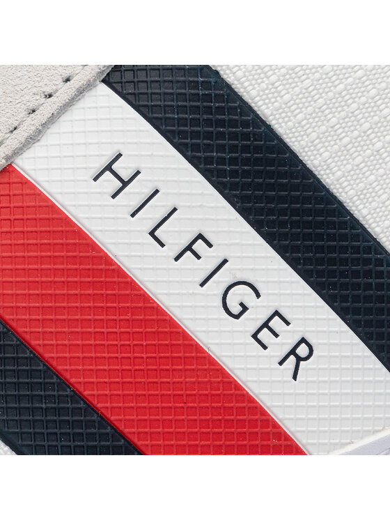 Tommy Hilfiger Сникърси Tommy Hilfiger Corporate Mix Flag Runner FM0FM02601 Бял