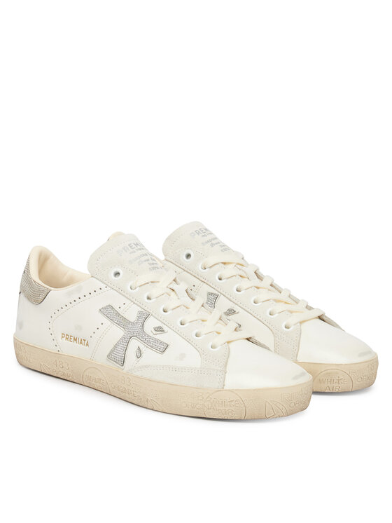 Premiata Sneakersy Premiata Stevend Var 8127 Écru
