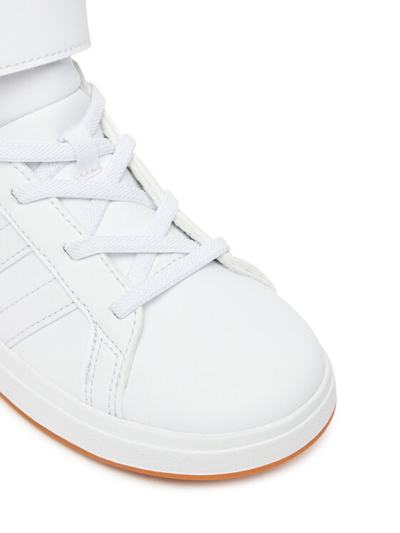 adidas Сникърси adidas Grand Court Mid K JR0803 Бял
