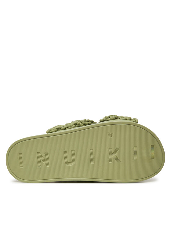 Inuikii Παντόφλες Inuikii Woven 70104-105 Πράσινο