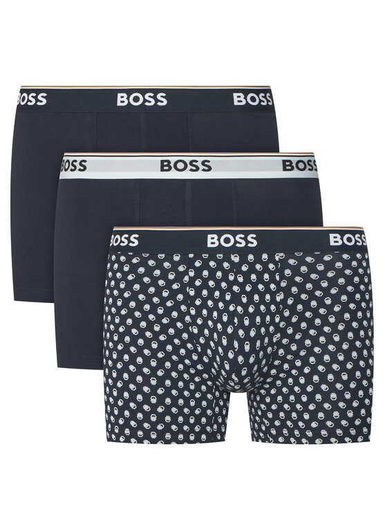 BOSS BOSS Conjunto de calzoncillos boxer BoxerBr 3P Power Des 50554438 Azul marino