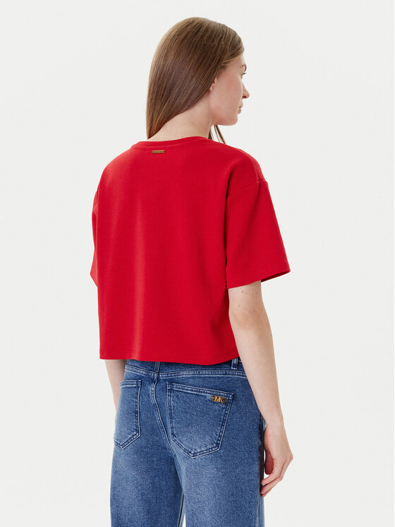 MICHAEL Michael Kors MICHAEL Michael Kors Футболка MT551T65MF Червоний Relaxed Fit